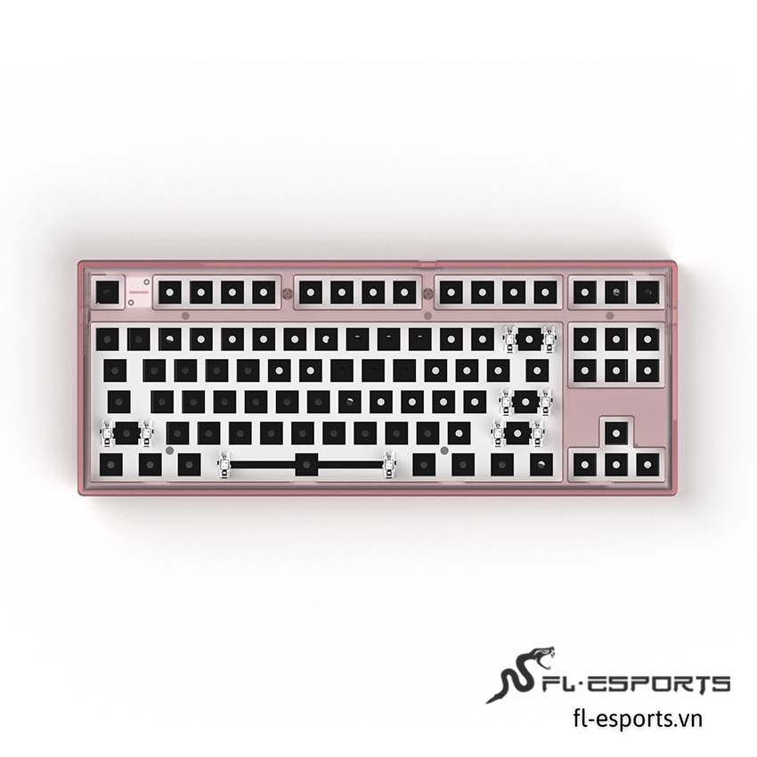 KIT FL-Esports MK870 3 Mode Pink Transparent