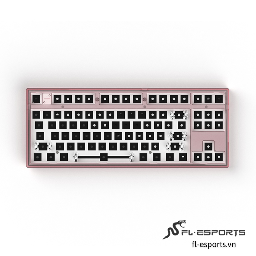 KIT FL-Esports MK870 3 Mode Pink Transparent