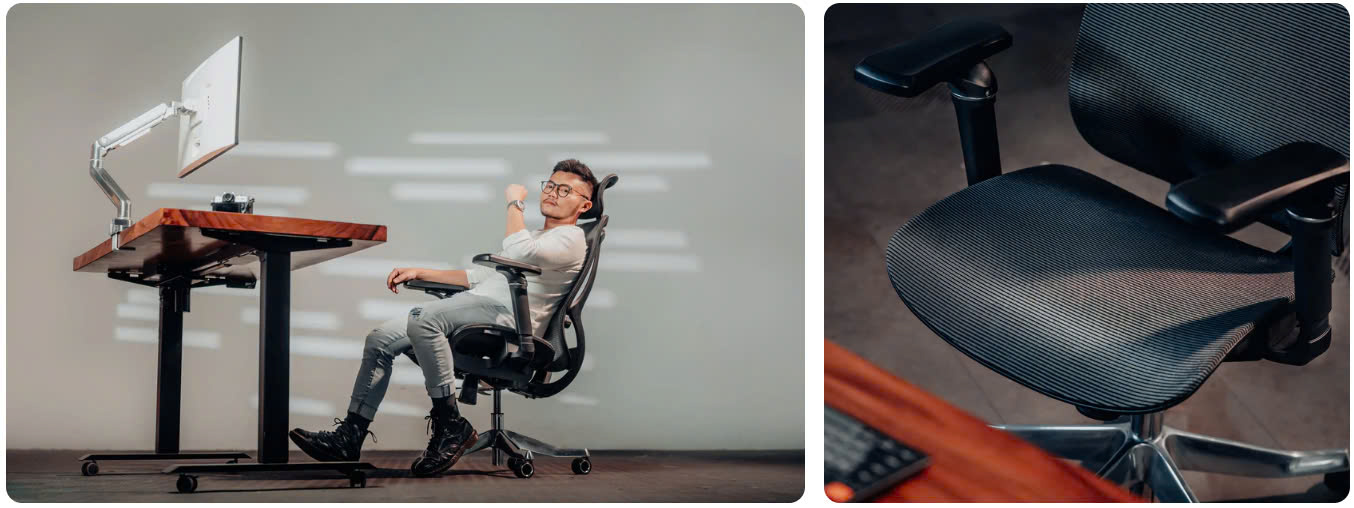 Giới thiệu ghế công thái học Hyperwork Airy Pro OC04