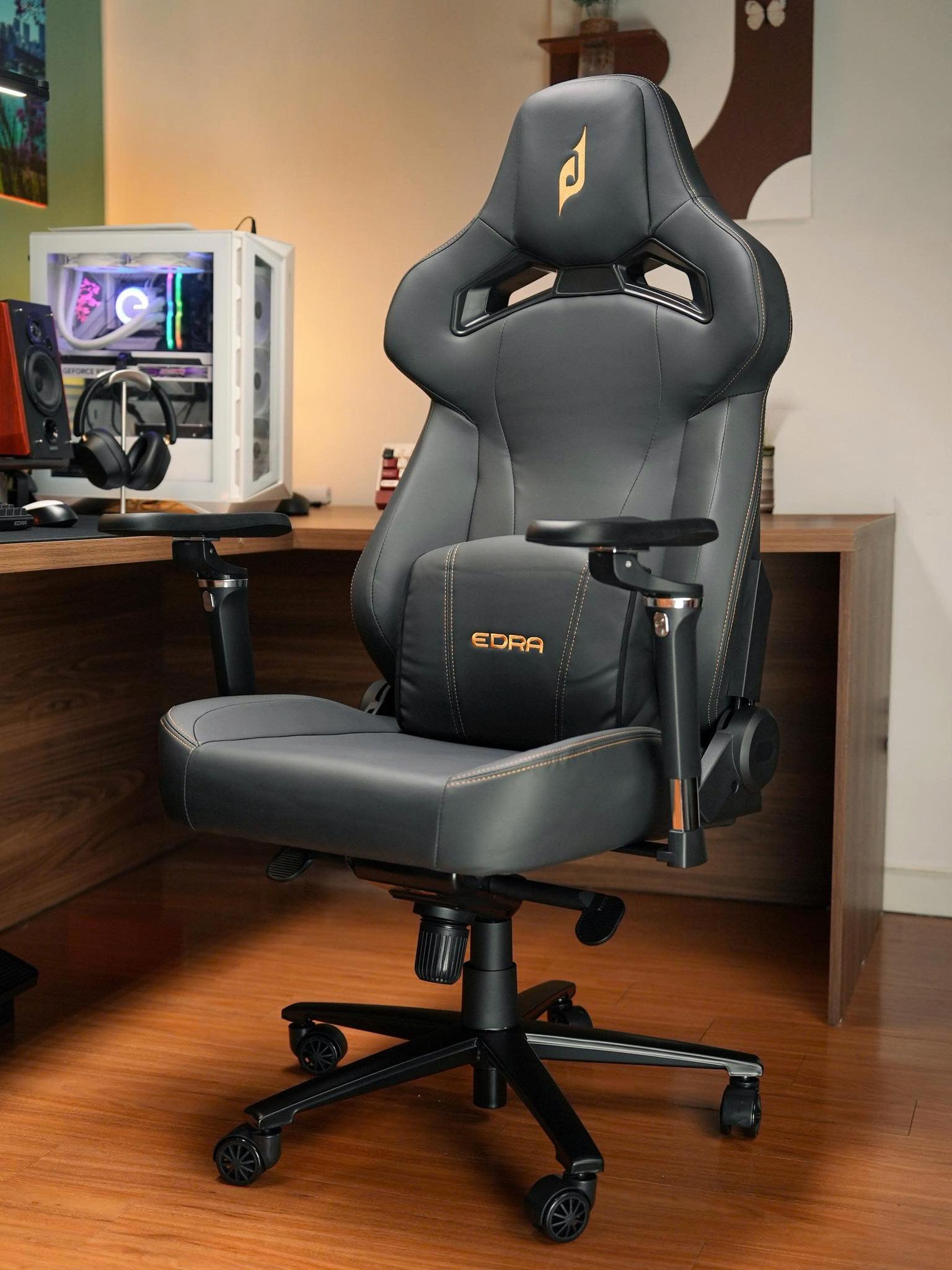 Ghế gaming EDRA Warlord EGC2026 LUX Nappa