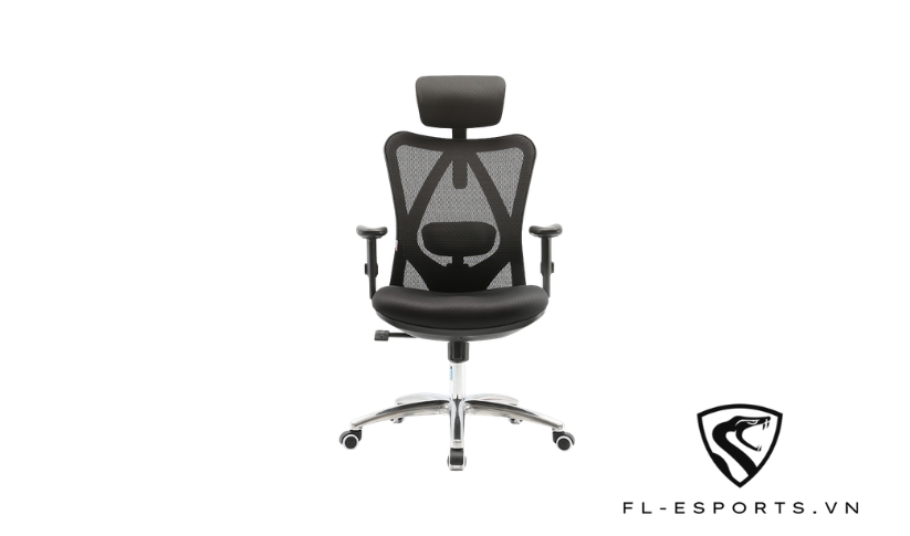 Ghế công thái học M57B Ergonomic Chair có kê chân